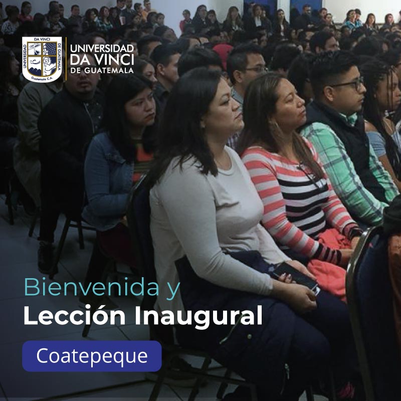 Imagen que representa a la Bienvenida y Lección Inaugural en Sede Coatepeque