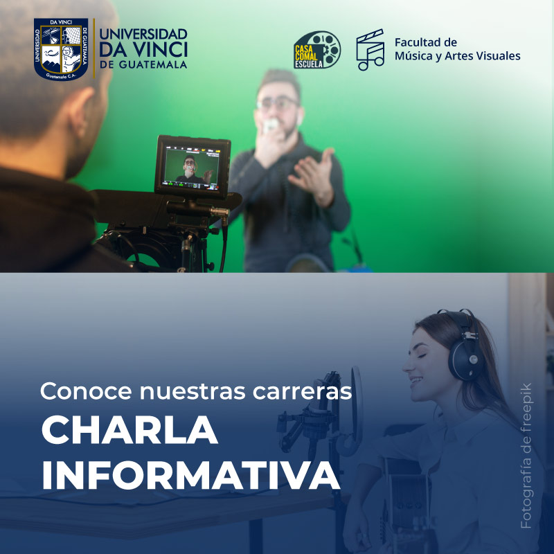 Charla informativa Facultad de Música y Artes Visuales Da Vinci